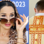 Justyna Steczkowska, ksiądz, fot. ONS/Canva