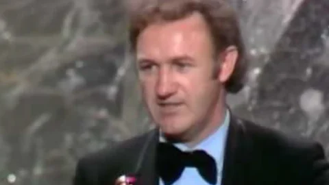 Gene Hackman na Oscarach, fot. screen z YouTube'a