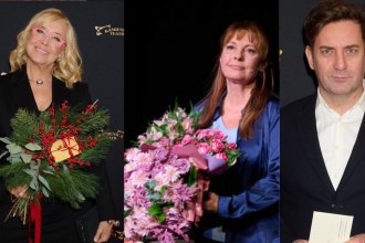 Justyna Sieńczyłło na premierze